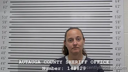 Mugshot of Amanda Dawn Wilkins booked in Autauga County, Alabama on September 11, 2026