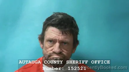 Mugshot of DANIEL EUGENE ALBRIGHT booked in Autauga County, Alabama on March 20, 2026