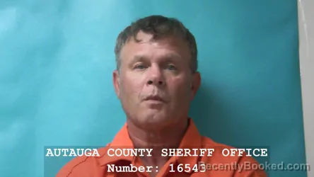 Mugshot of JOHN WESLEY LAMBERT booked in Autauga County, Alabama on April 3, 2026