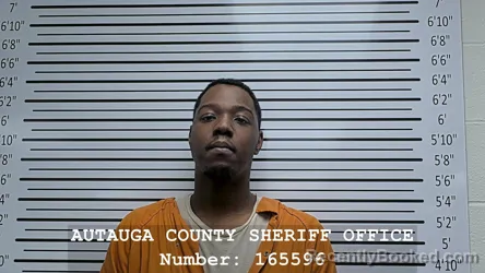 Mugshot of MARIO RONELL FORD-JOHNSON booked in Autauga County, Alabama on July 6, 2026