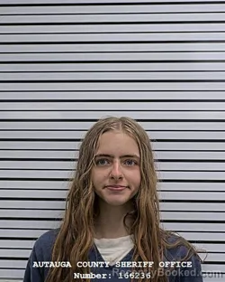 Mugshot of KATHRYN NICOLE STOLLENWERCK booked in Autauga County, Alabama on June 15, 2026