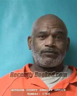 Booking photo from Autauga County, Alabama