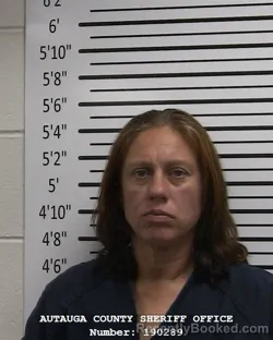 Mugshot of KIMBERLY MICHELLE MCBRAYER booked in Autauga County, Alabama on June 4, 2026