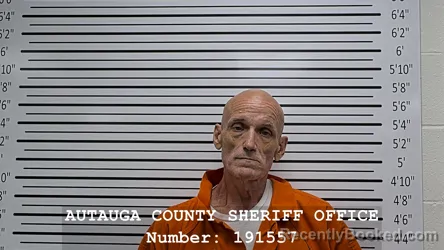 Mugshot of JAMES TIMOTHY BULLOCK booked in Autauga County, Alabama on July 12, 2026