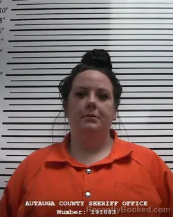 Mugshot of JESSICA LAUREN MORRIS booked in Autauga County, Alabama on May 3, 2026