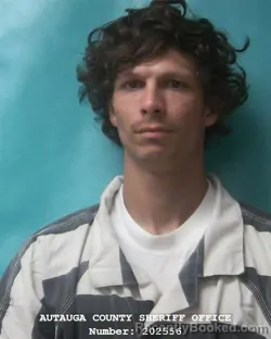 Mugshot of JORDAN PAUL HUNT booked in Autauga County, Alabama on March 22, 2026