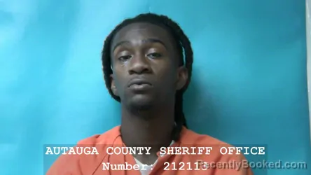 Mugshot of JA'DERRICK LOVE booked in Autauga County, Alabama on April 1, 2026