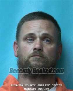 Booking photo from Autauga County, Alabama