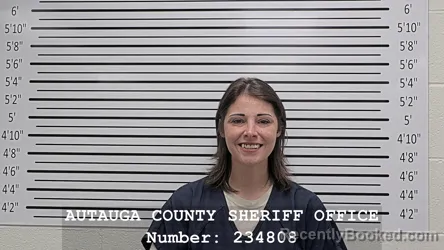 Mugshot of PEYTON LANE VINES booked in Autauga County, Alabama on July 3, 2026