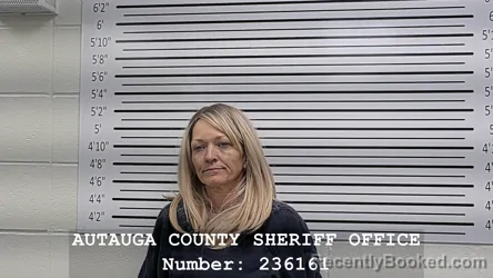 Mugshot of MICHELLE LEIGH CORRIGAN booked in Autauga County, Alabama on July 30, 2026