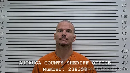 Mugshot of Daniel Lee Smallwood booked in Autauga County, Alabama on August 17, 2026