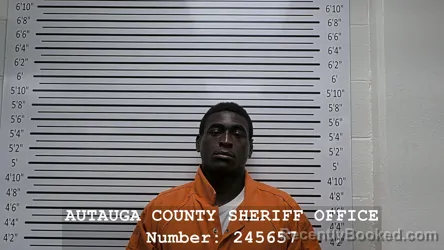 Mugshot of CARLDARIUS NAKIA LAMBERT booked in Autauga County, Alabama on August 4, 2026