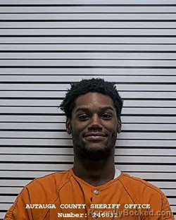 Mugshot of Donovan Caldwell booked in Autauga County, Alabama on October 21, 2026