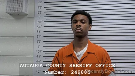 Mugshot of MARTEZ KEVON MOSELY booked in Autauga County, Alabama on July 24, 2026