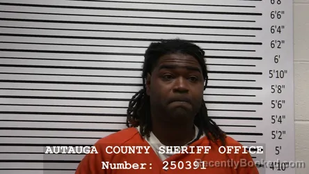 Mugshot of JOSEPH MARCEL EDWARDS booked in Autauga County, Alabama on June 1, 2026