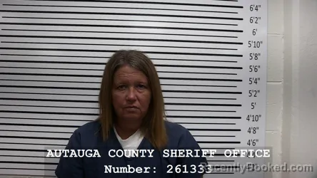 Mugshot of MIRANDA ANNETTE CHAPPELL booked in Autauga County, Alabama on May 18, 2026