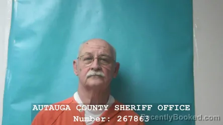 Mugshot of GORDON TAYLOR HALLMARK booked in Autauga County, Alabama on March 21, 2026