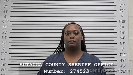 Mugshot of Ashley Rena Marsh booked in Autauga County, Alabama on September 13, 2026
