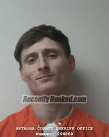 Booking photo from Autauga County, Alabama