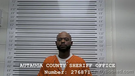 Mugshot of Antonio Lamar Edmonds booked in Autauga County, Alabama on September 2, 2026