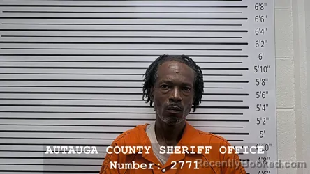 Mugshot of DESMOND MERRILL HALL booked in Autauga County, Alabama on July 29, 2026
