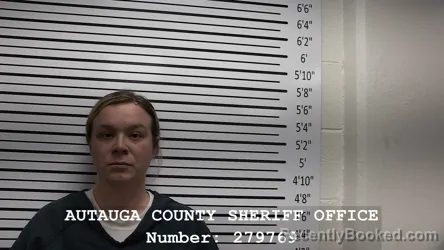 Mugshot of JENNIFER LYNN DAVIS booked in Autauga County, Alabama on May 26, 2026