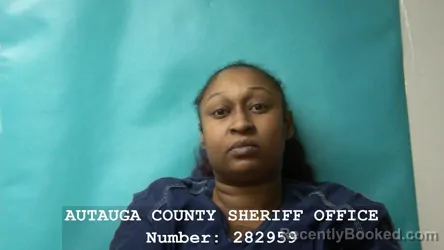 Mugshot of NOCHA SHEARITA RIGGINS booked in Autauga County, Alabama on May 13, 2026