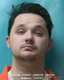 Mugshot of ANDREW TYLER HOLMES booked in Autauga County, Alabama on March 20, 2026