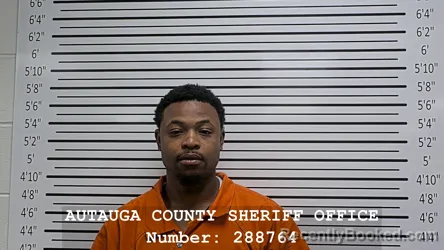 Mugshot of LADARIUS MARQUEZ SHUFORD booked in Autauga County, Alabama on July 5, 2026