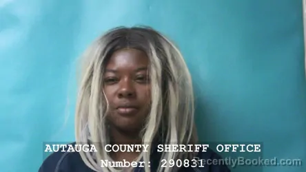 Mugshot of EMERALD GEORGIE ANNA BENNETT booked in Autauga County, Alabama on April 3, 2026