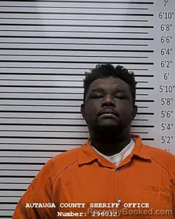 Mugshot of ISAIAH JEREMIAH COLLINS booked in Autauga County, Alabama on August 3, 2026