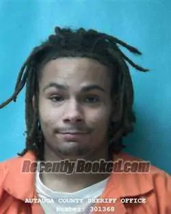 Booking photo from Autauga County, Alabama