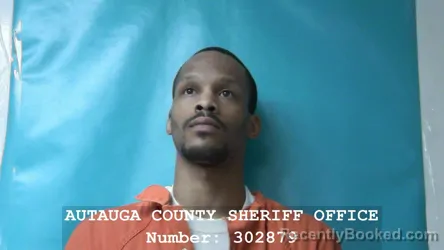 Mugshot of CARLOS DESHONE BELL booked in Autauga County, Alabama on March 12, 2026