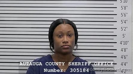 Mugshot of LAWRENSHAY MONQUIA BICKERSTAFF booked in Autauga County, Alabama on July 22, 2026