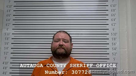 Mugshot of Nicholas Taylor Gill booked in Autauga County, Alabama on September 6, 2026