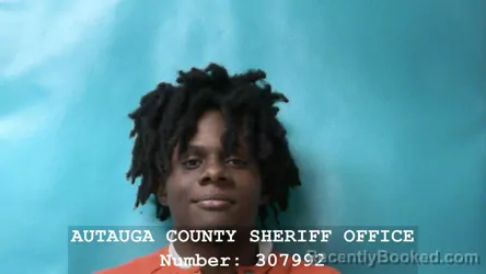 Mugshot of JAMARION LAVELLE JACKSON booked in Autauga County, Alabama on March 29, 2026