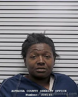 Mugshot of SONDREA JAQUISE REESE booked in Autauga County, Alabama on July 22, 2026