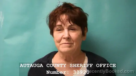 Mugshot of JENNIFER LEEANN WYATT booked in Autauga County, Alabama on March 27, 2026