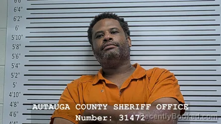 Mugshot of KEVIN TALMADGE HAMILTON booked in Autauga County, Alabama on July 21, 2026