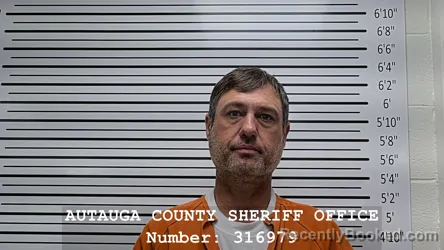 Mugshot of SEAN RUSSELL SPEARS booked in Autauga County, Alabama on July 14, 2026