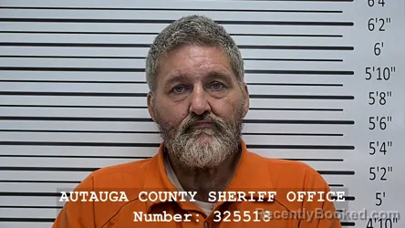 Mugshot of Scott William Brown Mooney booked in Autauga County, Alabama on August 29, 2026