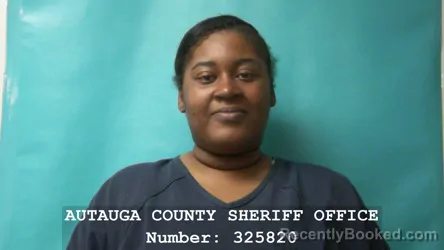 Booking photo from Autauga County, Alabama