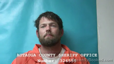 Mugshot of JEREMIAH THOMAS EDDINS booked in Autauga County, Alabama on March 7, 2026