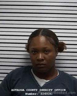 Mugshot of FAMECIA ANTAY WALKER booked in Autauga County, Alabama on May 19, 2026