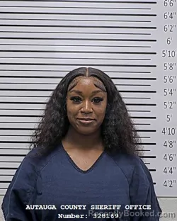 Mugshot of KHRYSTEN DEANADRIA MCDONALD booked in Autauga County, Alabama on August 3, 2026