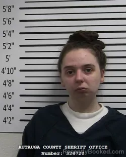Mugshot of KAYLEE BANKS booked in Autauga County, Alabama on June 4, 2026