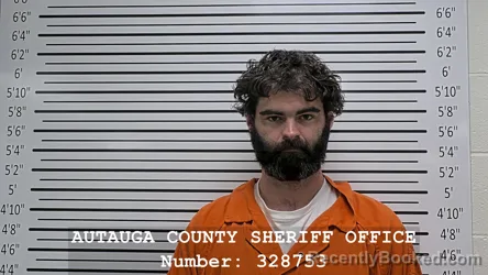 Mugshot of TAYLOR WARNE COX booked in Autauga County, Alabama on July 4, 2026