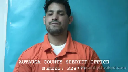 Mugshot of OSCAR MANUEL MUNGUIA booked in Autauga County, Alabama on March 8, 2026