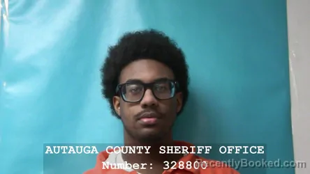 Mugshot of JAYLIN GILBERT booked in Autauga County, Alabama on March 13, 2026