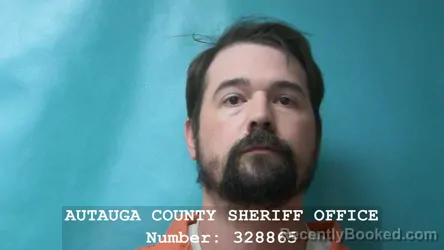 Mugshot of KYLE BARNES booked in Autauga County, Alabama on March 20, 2026